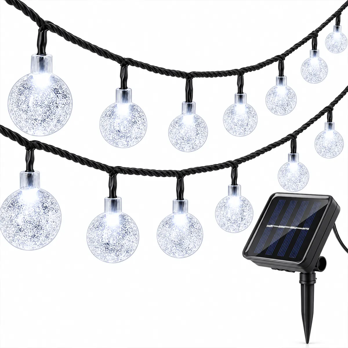 bele_lampice_sa_kuglicama_20_led Bele lampice sa kuglicama sa 20 LED svetala za praznično ukrašavanje ograde, terase ili dvorišta