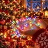 led_lampice_sa_8_efekata_vise_boja Mikro LED lampice na žici u više boja stvaraju razigran i svetlucav praznični ambijent u enterijeru