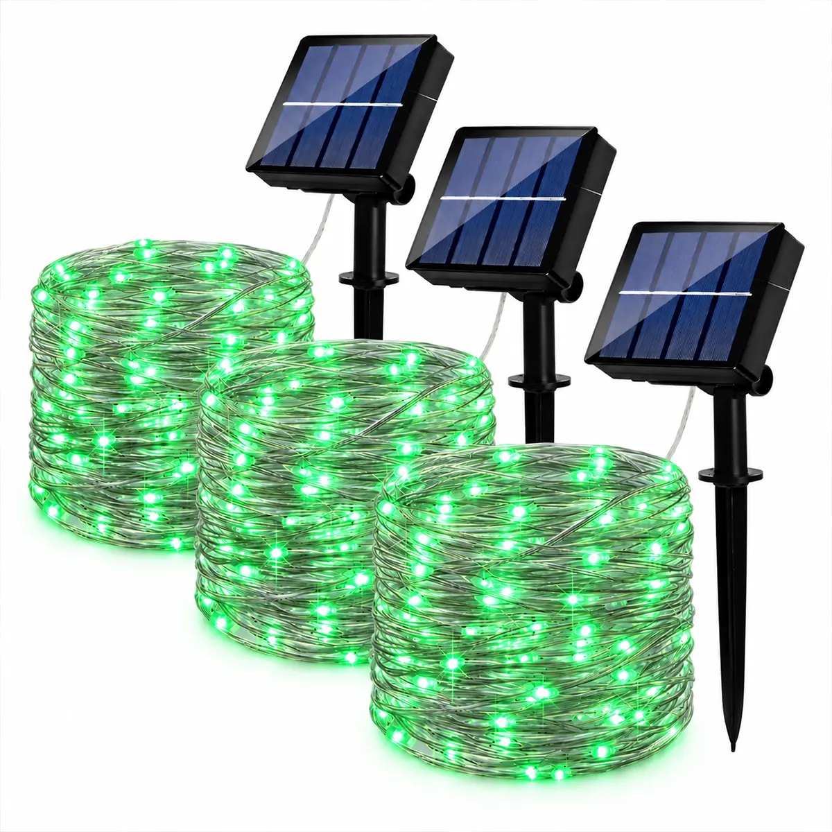 zelene_solarne_led_lampice_30m_za_spolja Zelene solarne LED lampice 30m daju bogat zeleni sjaj duž ograda, pergola i prazničnog zelenila