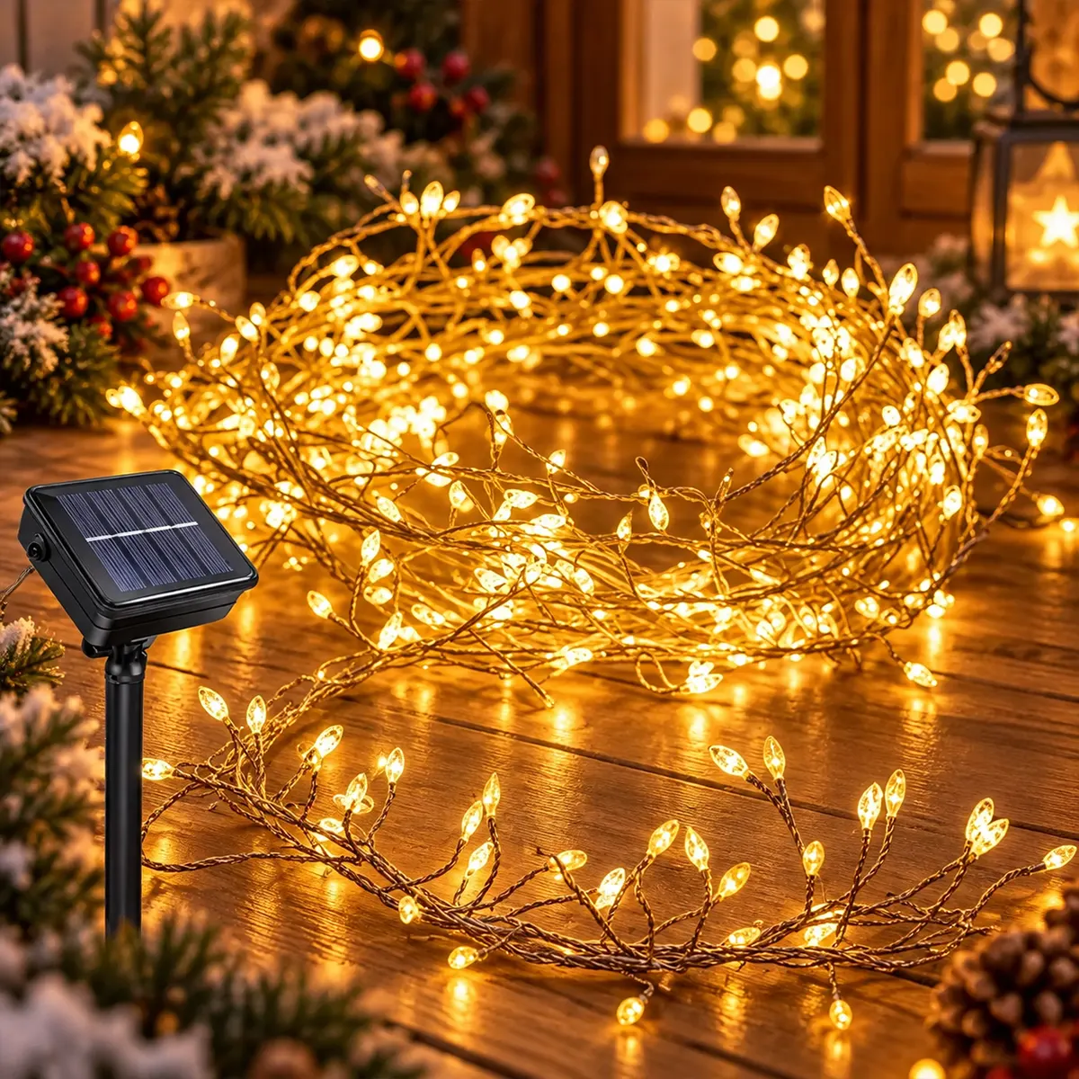 zute_vilinske_solarne_sijalice_5m_100_led Žute vilinske solarne sijalice sa 100 sitnih LED svetala za nežnu dekoraciju doma, terase i dvorišta